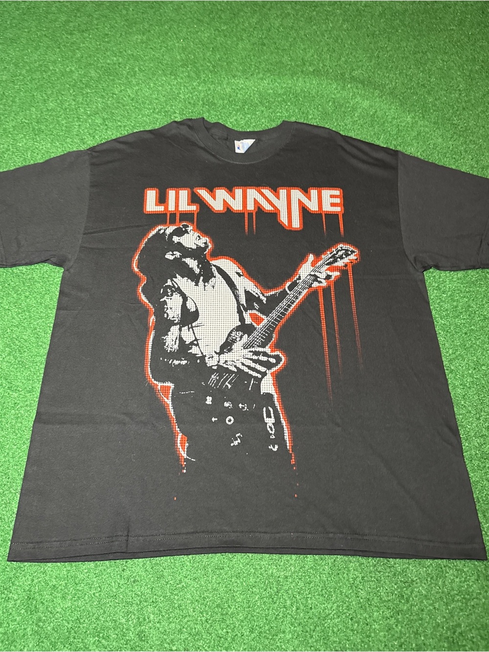Vintage Y2K Lil Wayne Tour T-shirt, Rap Tee Hip Hop Kanye West Juvenile (XL)
